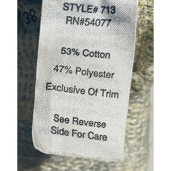 Cabi Blazer Womens 14 Lemon Zest Stretch Tweed Pockets Button Preppy Academia - Picture 6 of 7